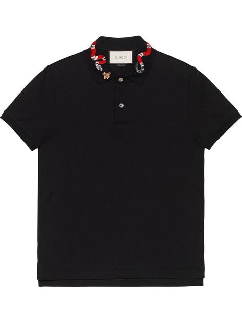 gucci polo top mens|Gucci polo snake.